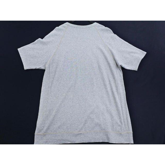 JOHNBULL(ジョンブル)のジョンブル 裏毛 カットオフ Tシャツ カットソー sizeL/グレー NP メンズのトップス(Tシャツ/カットソー(半袖/袖なし))の商品写真