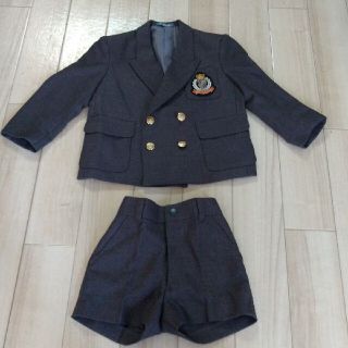 キッズスーツ半ズボンセットアップ　120 子供服老舗フィールド 縫製が高品質♥