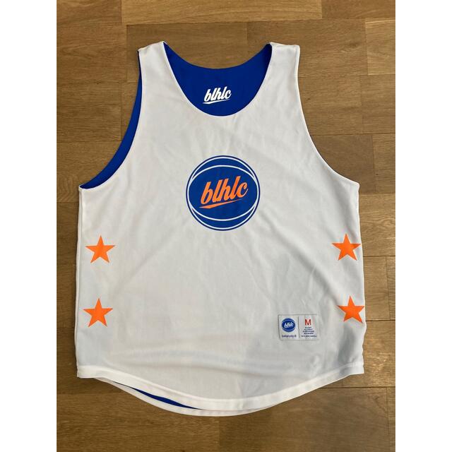 ballaholic(ボーラホリック)のballaholic  Reversibl Jersey(blue/white) スポーツ/アウトドアのスポーツ/アウトドア その他(バスケットボール)の商品写真