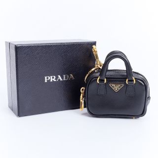 プラダ(PRADA)のレア☆PRADA プラダ　SAFFIANO LUX ミニバッグ  キーリング付き(コインケース)