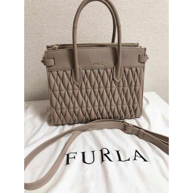 【一部予約！】 Furla - フルラ　ピン コメタ　2way　ハンドバッグ　キルティング ショルダーバッグ