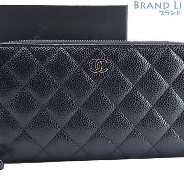 大切な CHANEL ラウンドファスナー 新品同様シャネルマトラッセココ