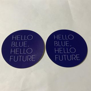 エーエヌエー(ゼンニッポンクウユ)(ANA(全日本空輸))のANA HELLO BLUE HELLO FUTUREステッカー 2枚(航空機)