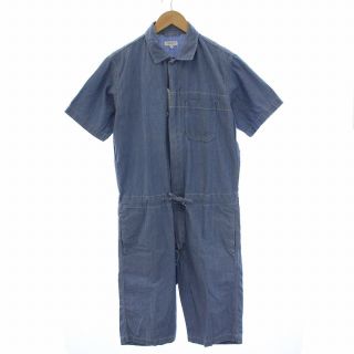 エンジニアードガーメンツ(Engineered Garments)のエンジニアードガーメンツ オールインワン オーバーオール シャンブレー S 水色(サロペット/オーバーオール)