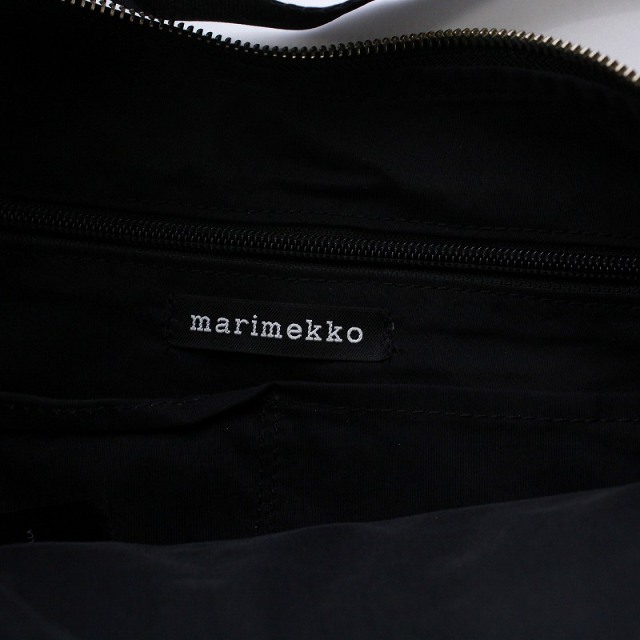 新品 marimekko  SAVO マリメッコ ショルダーバッグ ブラック