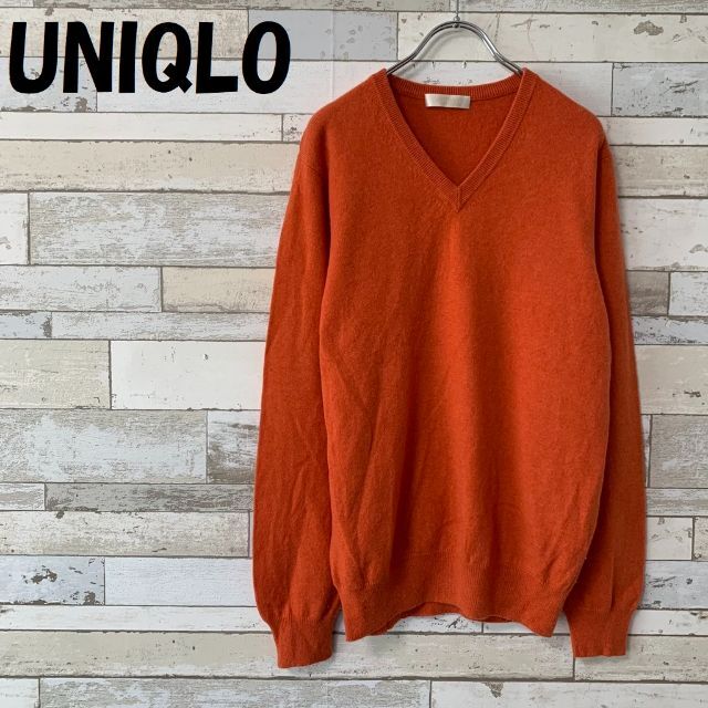 UNIQLO／ユニクロ メンズハーフパンツ  M～Lサイズ オレンジ～レンガ色☆