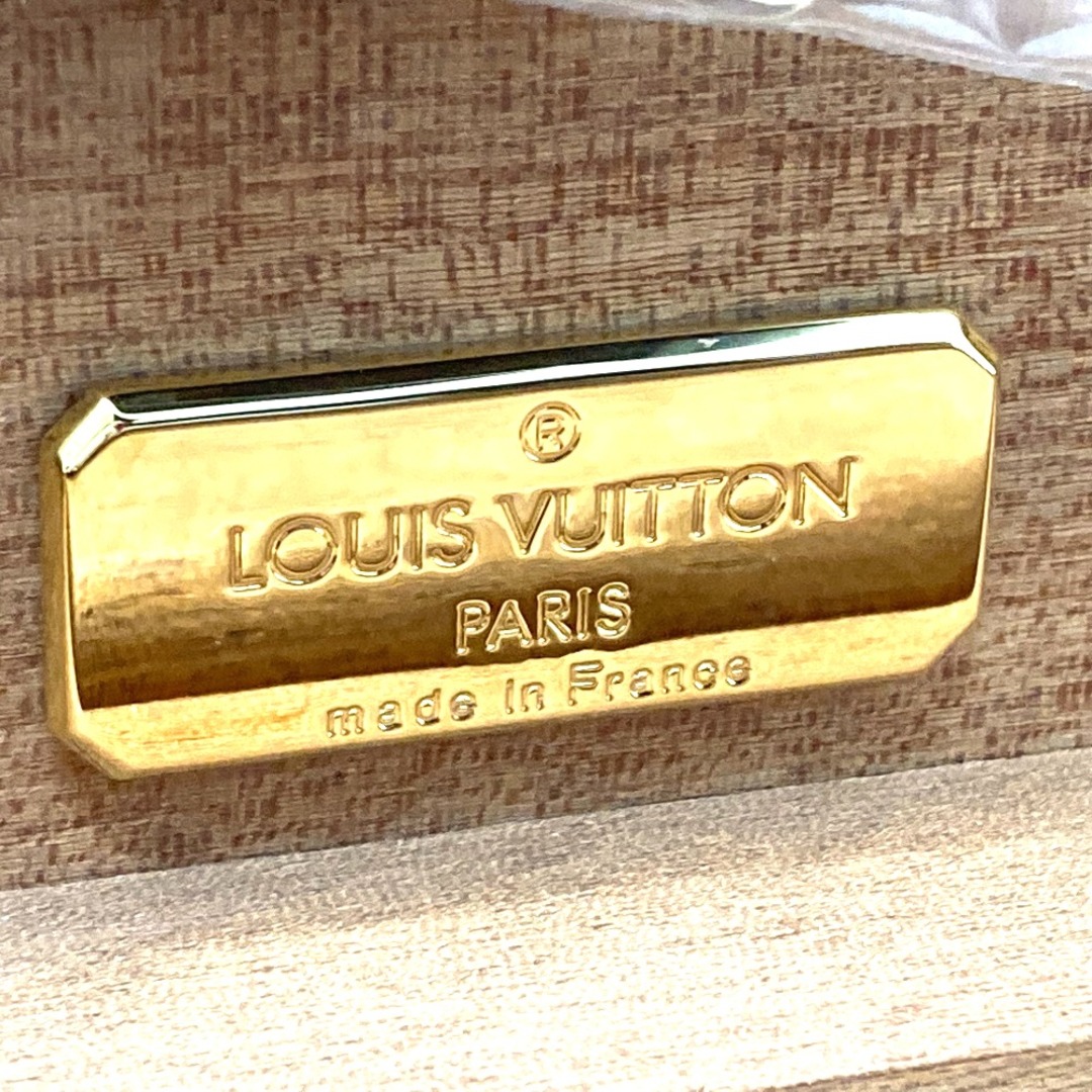 ルイヴィトン LOUIS VUITTON コフレ ドゥ ヴォワヤージュ M58565 モノグラムモチーフ マホガニー シガーケース トランク ウッド ブラウン