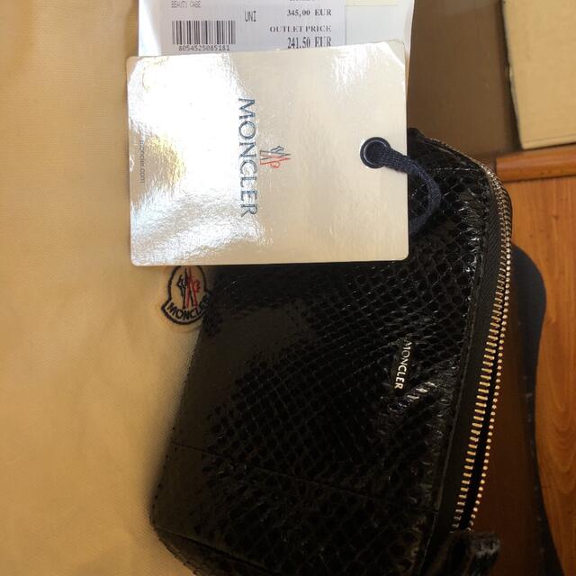 ラファエル着用MONCLER モンクレール 新品未使用 ポーチ ブラック ...