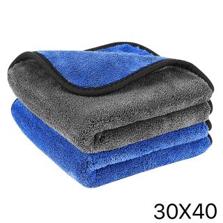 洗車タオル　マイクロファイバー　メンテナンス用品　布巾　高吸水　高品質　3枚入(洗車・リペア用品)