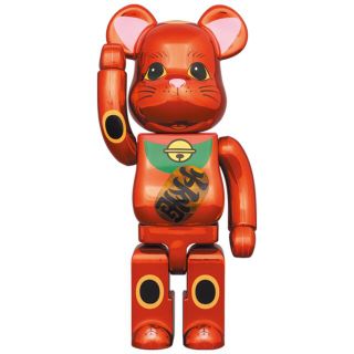 ベアブリック(BE@RBRICK)のBE@RBRICK 招き猫 梅金メッキ 発光 400％(その他)