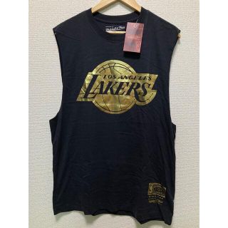 ミッチェルアンドネス(MITCHELL & NESS)のLA LAKERS ノースリーブ　シャツ(Tシャツ/カットソー(半袖/袖なし))