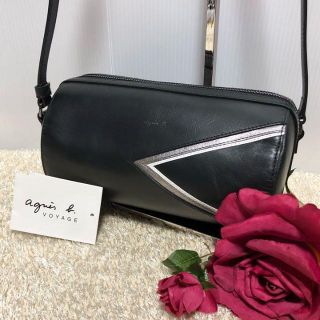 アニエスベー(agnes b.)のアニエスベー ボヤージュ♡本革 牛革 ショルダーバッグ クロスボディ ドラム型(ショルダーバッグ)