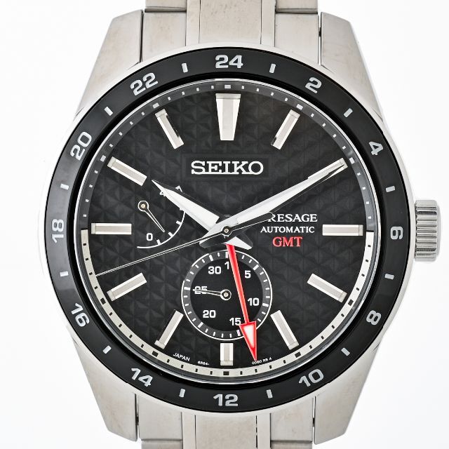 超人気の SEIKO セイコー　プレサージュ　GMT　SARF005　【中古】E-150931 - 腕時計(アナログ)