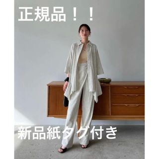 クラネ(CLANE)のクラネ正規品！新品★COTTON CREPE BACK FRILL SHIRT(シャツ/ブラウス(長袖/七分))