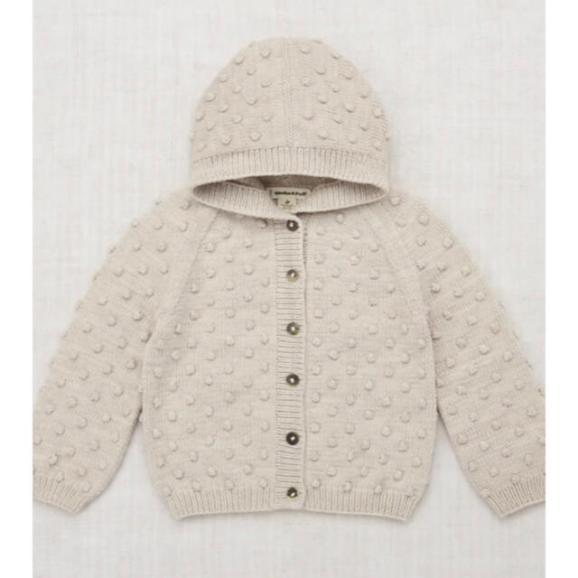 misha and puff hoodedpopcorncardigan7-8ニット