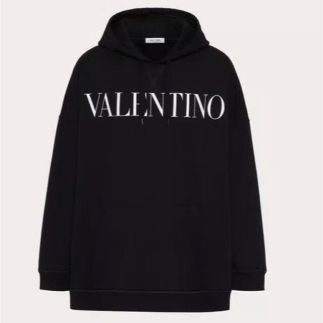 VALENTINO プリント　コットン　スウェット　シャツ　パーカー　xs