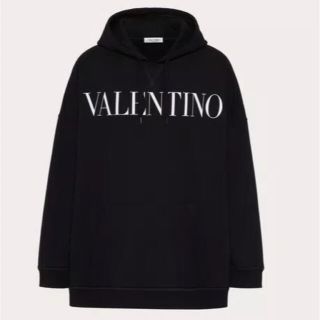 ヴァレンティノ(VALENTINO)のVALENTINO プリント　コットン　スウェット　シャツ　パーカー　xs(パーカー)