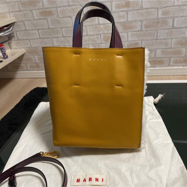 Marni - マルニ ムートン MUSEO SOFT レザー ショルダーバッグ トートバッグの通販 by Ms shop｜マルニならラクマ