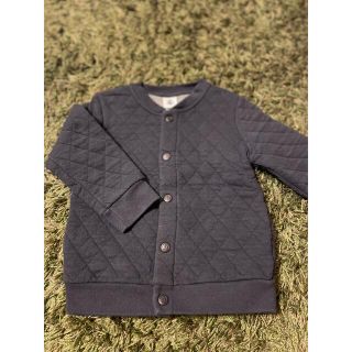 プチバトー(PETIT BATEAU)のプチバトー  ネイビー　キルト　ジャケット　86cm (ジャケット/コート)