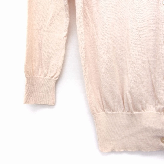 tiara(ティアラ)のティアラ Tiara カーディガン ニット 丸首 七分袖 無地 シルク混 レディースのトップス(カーディガン)の商品写真