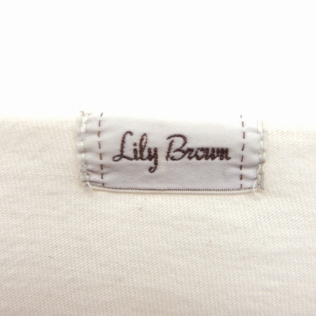 Lily Brown(リリーブラウン)のリリーブラウン Lily Brown プリント Tシャツ カットソー 半袖 綿  レディースのトップス(カットソー(半袖/袖なし))の商品写真