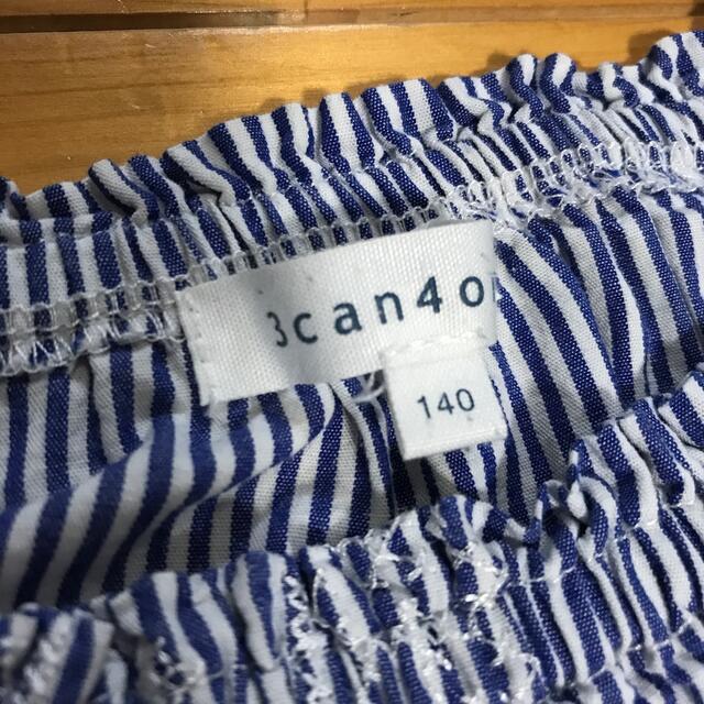 3can4on(サンカンシオン)の【美品】3can4on トップス　140 キッズ/ベビー/マタニティのキッズ服女の子用(90cm~)(ブラウス)の商品写真