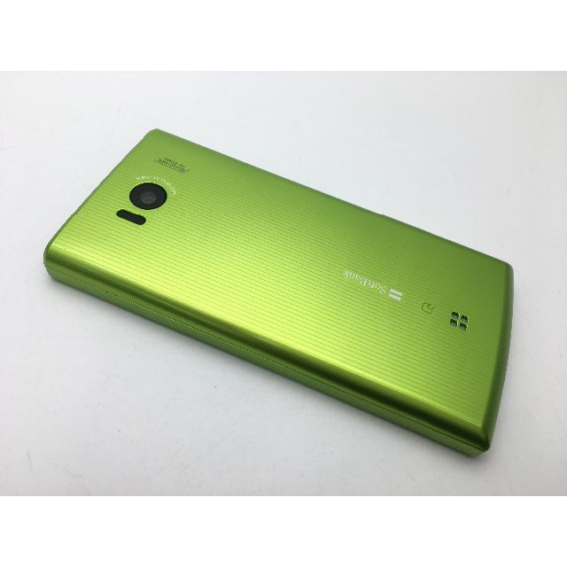 SHARP(シャープ)のsoftbank AQUOS PHONE 103SH グリーン◆美品◆359 スマホ/家電/カメラのスマートフォン/携帯電話(スマートフォン本体)の商品写真