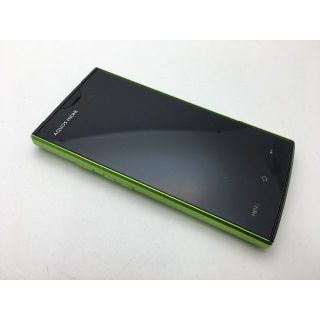 シャープ(SHARP)のsoftbank AQUOS PHONE 103SH グリーン◆美品◆359(スマートフォン本体)