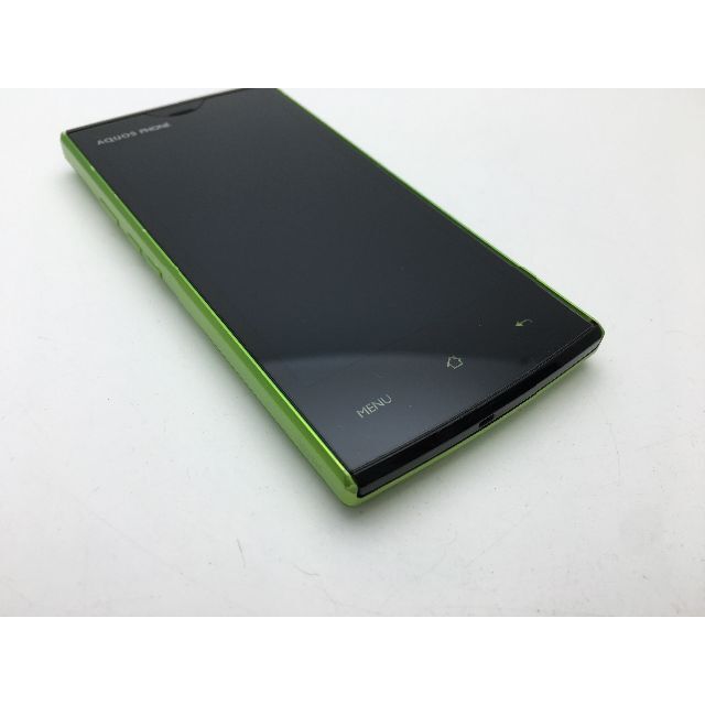 SHARP(シャープ)のsoftbank AQUOS PHONE 103SH グリーン◆美品◆360 スマホ/家電/カメラのスマートフォン/携帯電話(スマートフォン本体)の商品写真