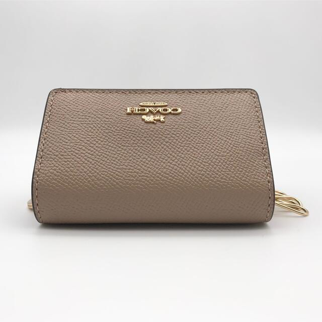 出産祝い COACH キーケース 大人気 ファイブ リング トープ 新品