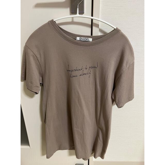 SNIDEL(スナイデル)のsnidel Tシャツ レディースのトップス(Tシャツ(半袖/袖なし))の商品写真