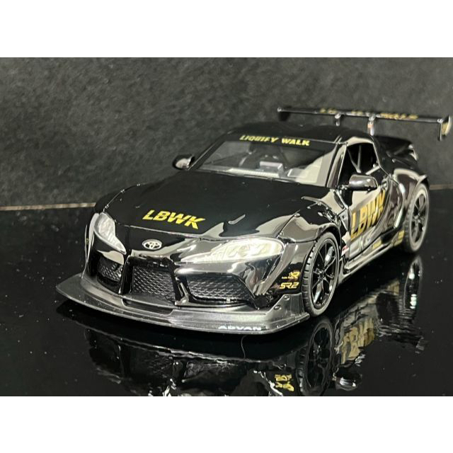 スープラトヨタ TOYOTA 1/24 ミニカー ブラック 黒 SUPRA