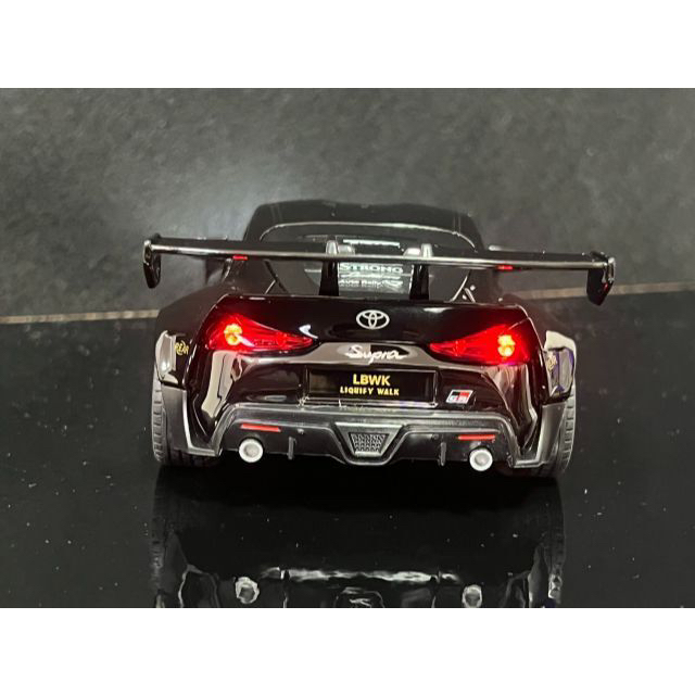 スープラトヨタ TOYOTA 1/24 ミニカー ブラック 黒 SUPRA 3