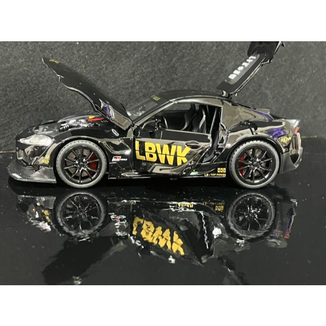 スープラトヨタ TOYOTA 1/24 ミニカー ブラック 黒 SUPRA 9