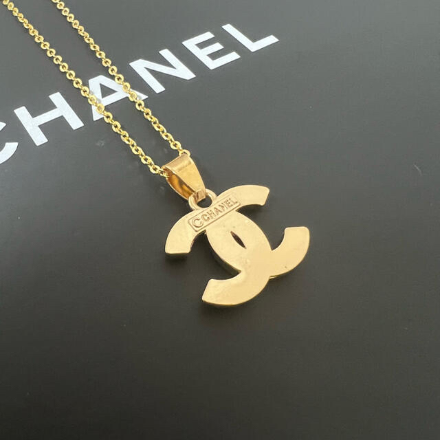 CHANEL - CHANEL ヴィンテージチャーム ネックレスチェーンのセットの通販 by もみ。's shop｜シャネルならラクマ