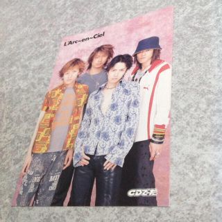 L'Arc〜en〜Ciel ハガキ 非売品 雑誌付録1999年 ラルク hyde(ミュージシャン)