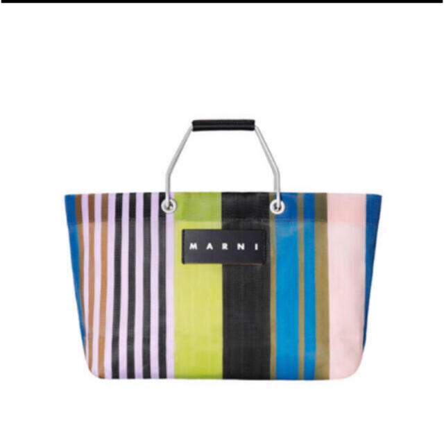 MARNI - マルニフラワーカフェ　ストライプ　トートバッグ