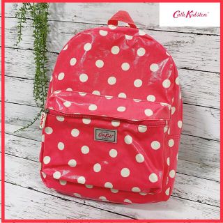 キャスキッドソン(Cath Kidston)のCath Kids キャズ　リュック 子供用リュック　ドット　ピンク(リュックサック)