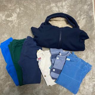 ユニクロ(UNIQLO)のアウター入り120cm 7点セット　保育園お着替えに(ジャケット/上着)