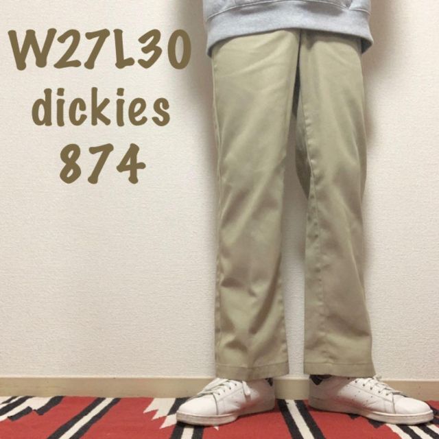 Dickies(ディッキーズ)の【W27L30Dickies874】カーゴチノオリジナルフィット古着 インチ メンズのパンツ(ワークパンツ/カーゴパンツ)の商品写真