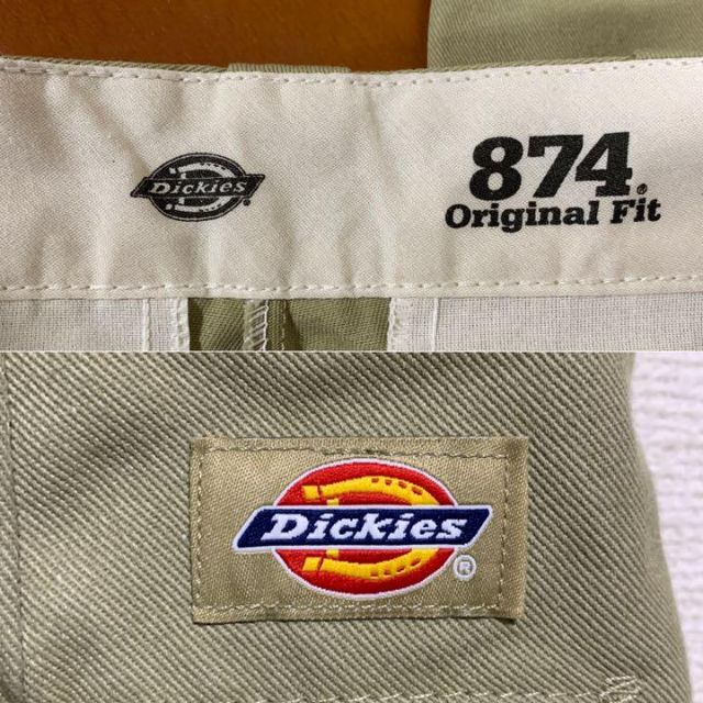 Dickies(ディッキーズ)の【W27L30Dickies874】カーゴチノオリジナルフィット古着 インチ メンズのパンツ(ワークパンツ/カーゴパンツ)の商品写真