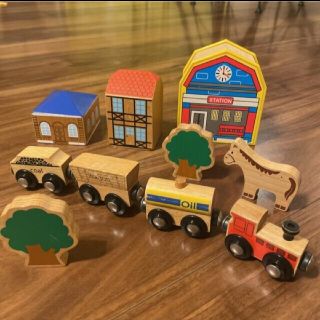 匿名】ブリオ BRIO 木のおもちゃ ステーション おもちゃ 幼児 知育-