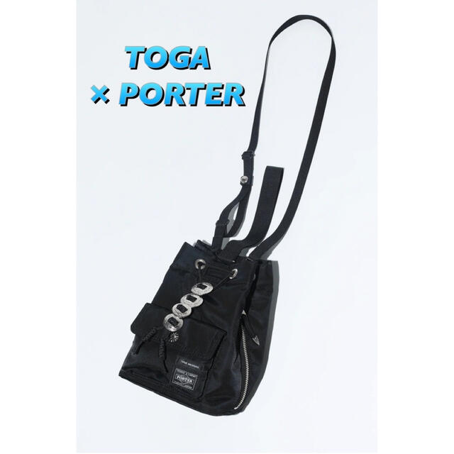 TOGA   PORTER × TOGA STRING BAG ブラックの通販 by レッドカレー