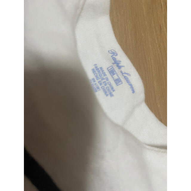 Ralph Lauren(ラルフローレン)のラルフローレン　ボーダーワンピース キッズ/ベビー/マタニティのベビー服(~85cm)(ワンピース)の商品写真