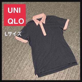 ユニクロ(UNIQLO)の【UNIQLOユニクロ】レディースちょっと長めの半袖シャツ(Lサイズ)(ポロシャツ)