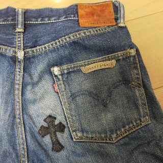 クロムハーツ(Chrome Hearts)のウエアハウス1001XX クロスパッチ　カスタム　３１インチ(デニム/ジーンズ)