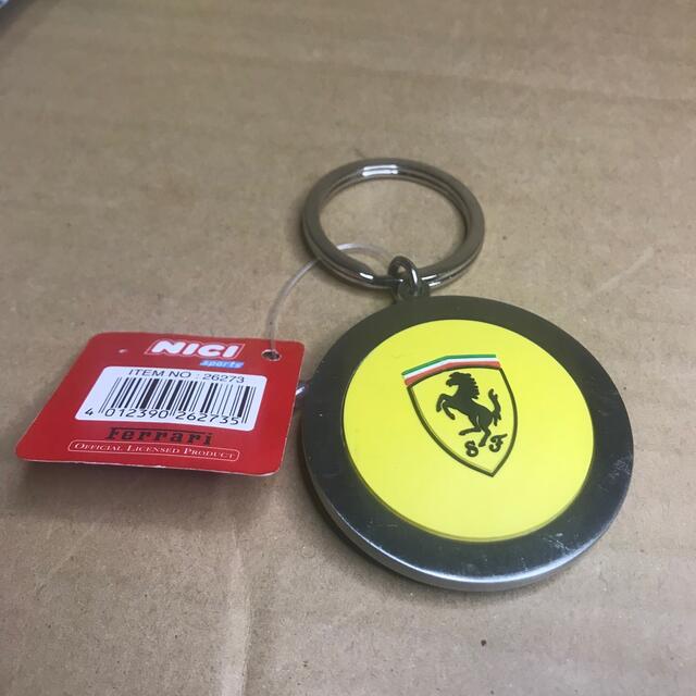 Ferrari - NICI SPORTS フェラーリ キーホルダー直径約5cm金属製 Ferrari - NICI SPORTS フェラーリ キーホルダー直径約5cm金属製