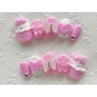 【現品】フリルネイル♡ピンクver.