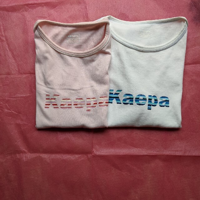 Kaepa(ケイパ)の🌻一夏に☀写真より綺麗なKaepaのピンク&ブルーのTシャツ レディースのトップス(Tシャツ(半袖/袖なし))の商品写真