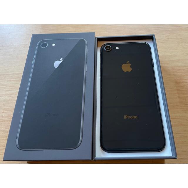 iPhone８　64G  SIMフリースマホ/家電/カメラ